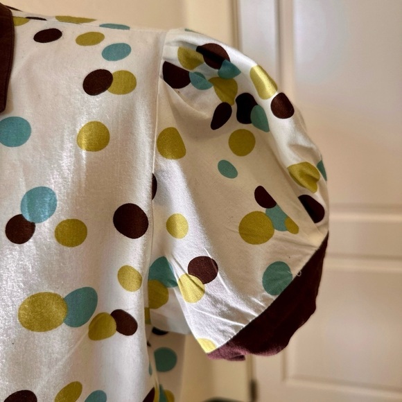 Vintage 50s/60s Divine Modestee Polka Dot Dress – Timeless Elegance (M) - Picture 4 of 4